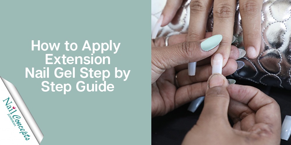 how to apply extension nail gel